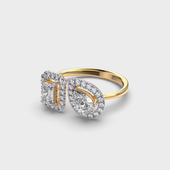 Toi Et Moi Diamond Ring